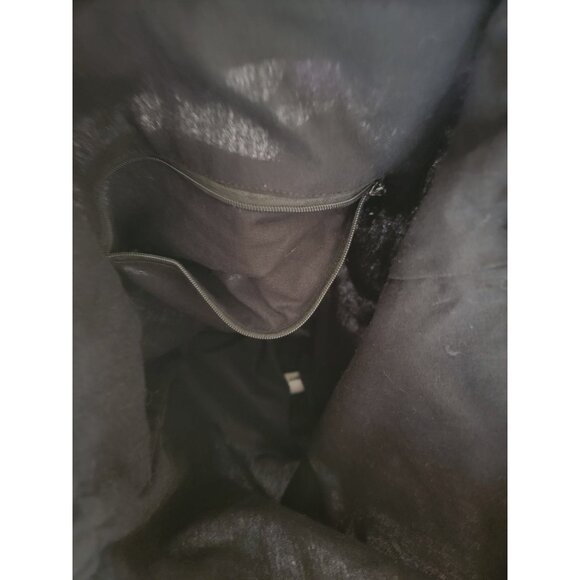 Cat Print Drawstring Gym Bag With Purple Background & Black Straps - Picture 5 of 5